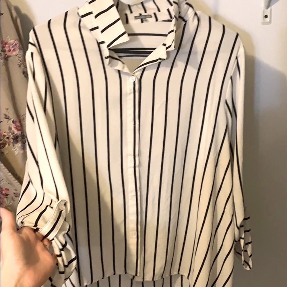 Striped Button Up